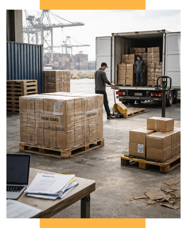 Доставка грузов из Израиля от 15602 р., логистика от СетСервис-Кгн