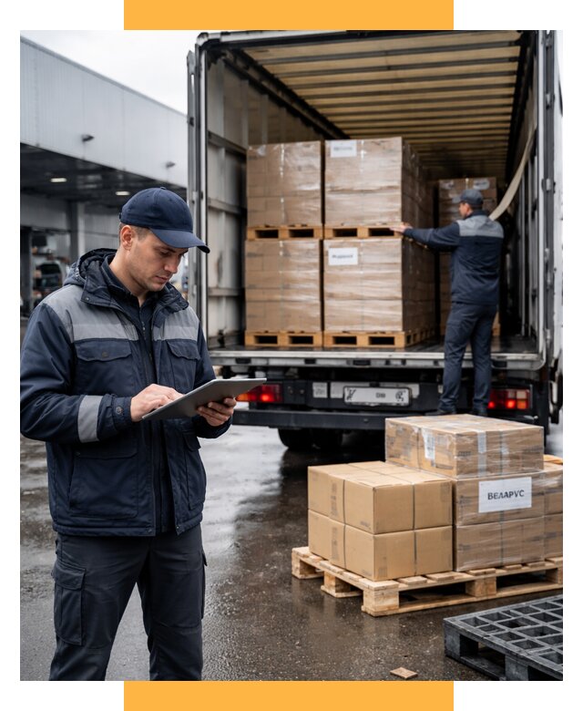Доставка грузов из Беларуси от 15602 р. логистика СетСервис-Кгн