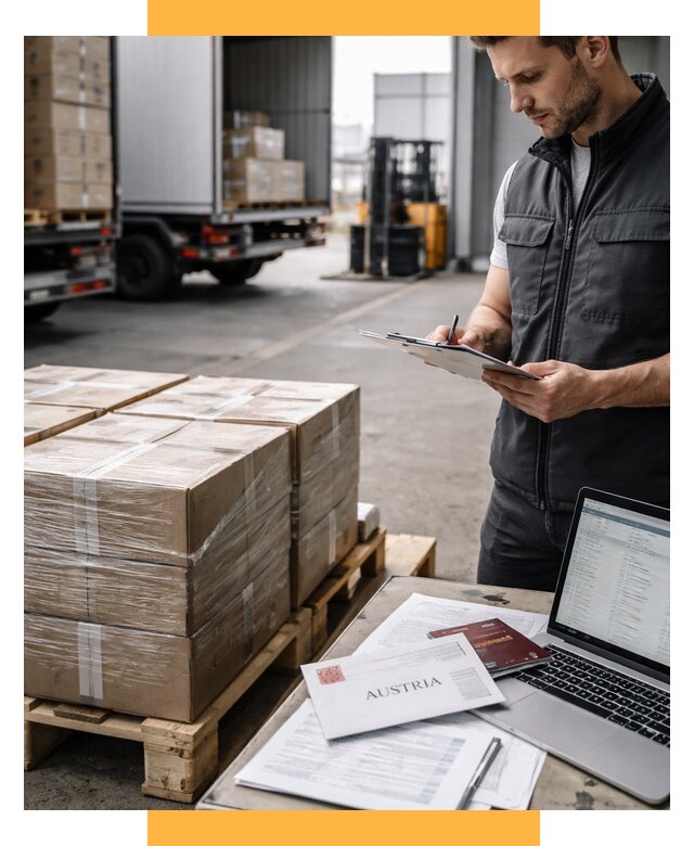 Доставка в Австрию от 67607 р. Логистика и экспорт СетСервис-Кгн