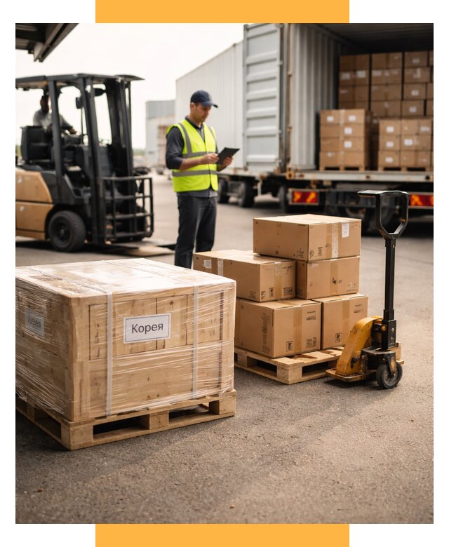 Доставка грузов в Корею из России от 36404 р. | СетСервис-Кгн