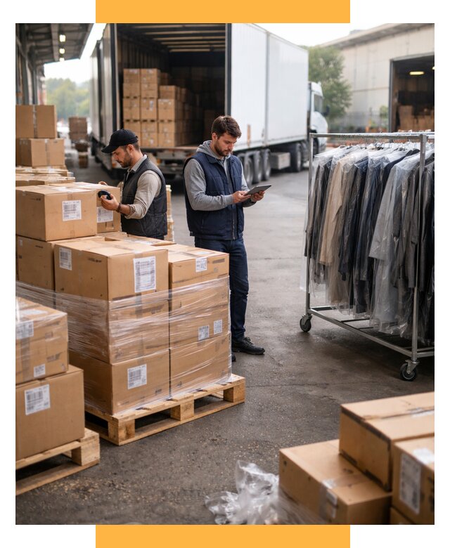 Перевозка и доставка одежды из Китая от 7801 р., СетСервис-Кгн