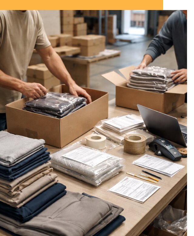 Перевозка одежды по миру от 7801 руб. с таможенным оформлением