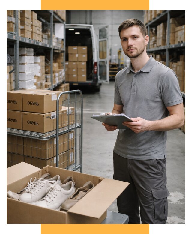 Доставка обуви из Китая и Турции от 4680 р. СетСервис-Кгн