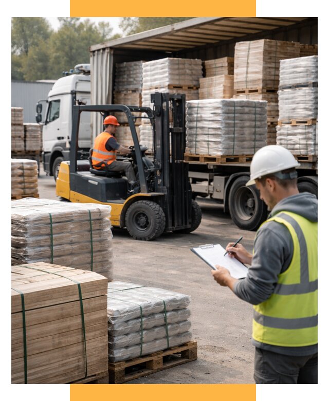 Перевозка строительных материалов от 5721 р. | СетСервис-Кгн