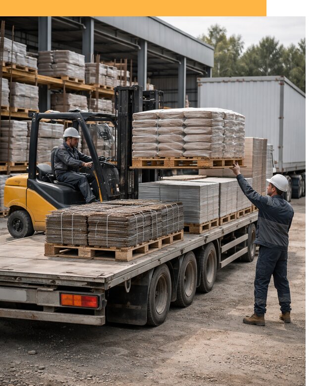 Перевозка строительных материалов по миру от 5721 руб