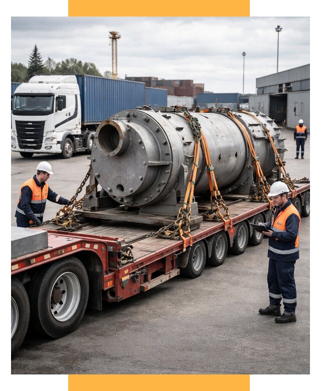 Перевозка тяжеловесных грузов под ключ от 156015 р. | СетСервис-Кгн
