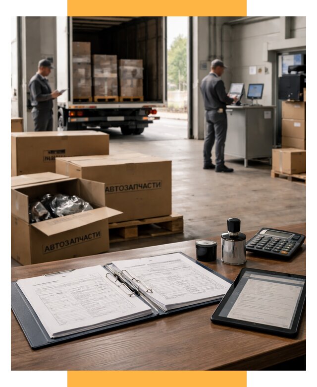 Таможенное оформление автозапчастей под ключ от 8841 р., СетСервис-Кгн