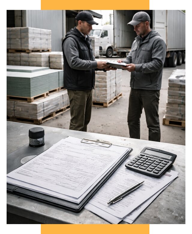 Таможенное оформление стройматериалов от 8841 р. | СетСервис-Кгн