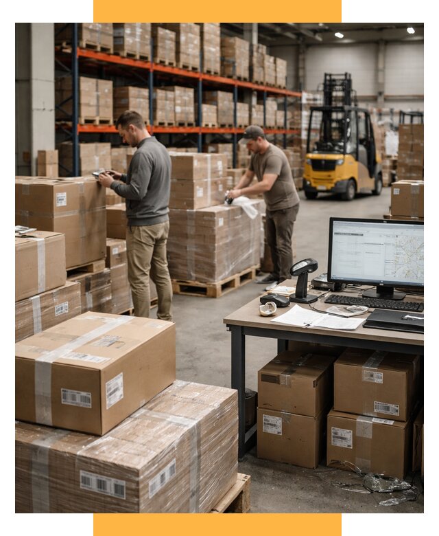 Склад консолидации в Европе от 6761 р., услуги СетСервис-Кгн